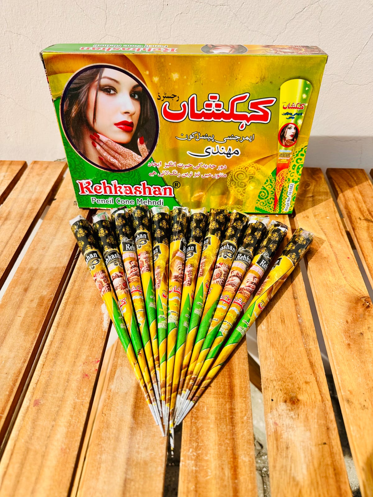 KEHKASHAN Pencil Cone Mehandi Set Of 12