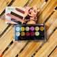 ANNA HILL 12 Color Glitter Eye Shadow palette