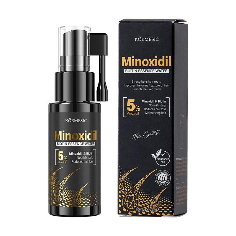 KORMESIC Minoxidil 5% Biotin Essence Water Hair Growth Treatment