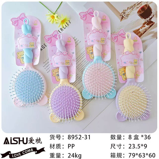Aishu Teddy Bear Love Hair Comb