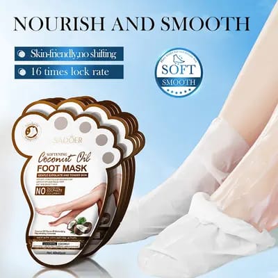 SADOER Moisturizing Coconut Oil Hand & Foot Mask