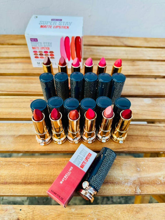 Super Stay Matte Lipstick in Different 12 colors