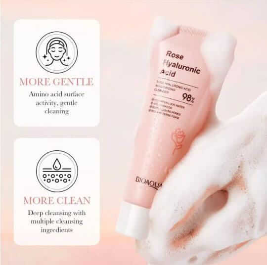 Bioaqua Rose Hyaluronic Acid Cleanser