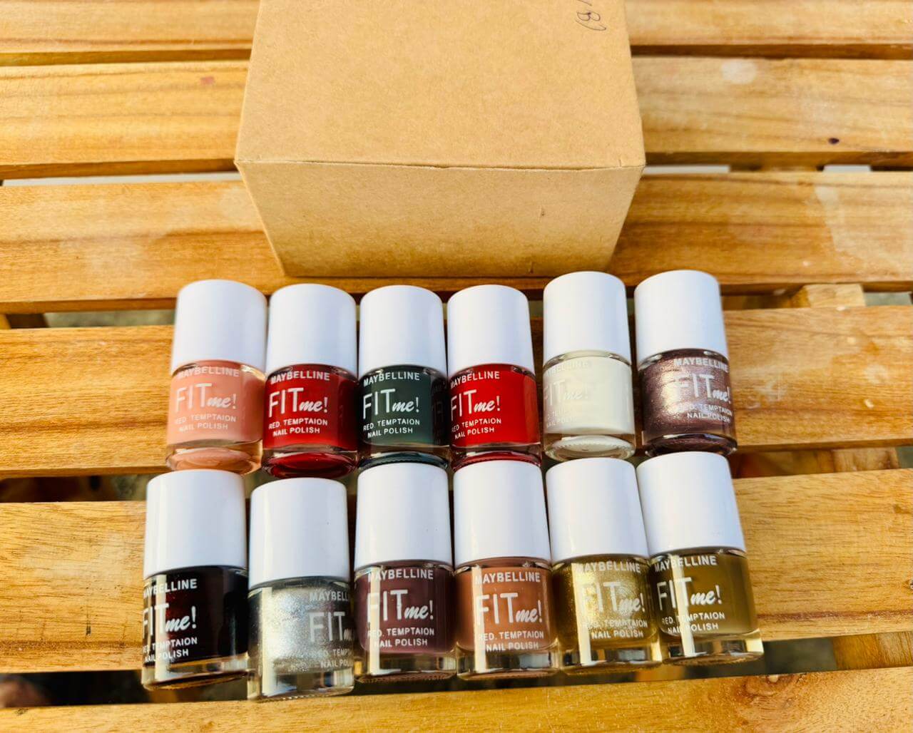 Fit Me Cremey Color Nail Polish set of 12
