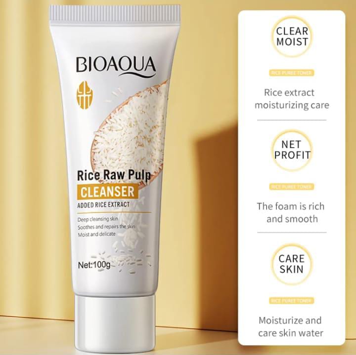 BIOAQUA Rice Raw Pulp cleanser 100g