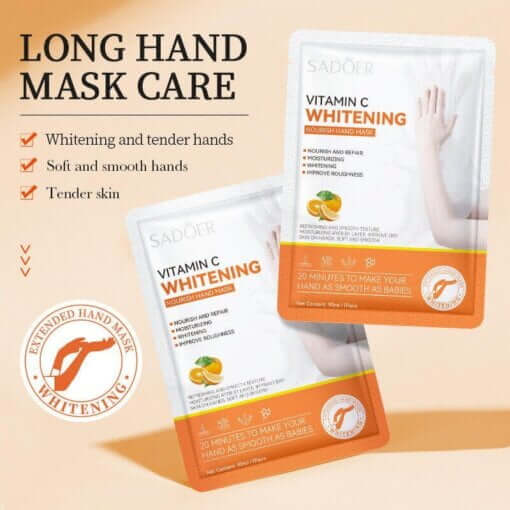 SADOER Vitamin C Whitening Full Hand Mask