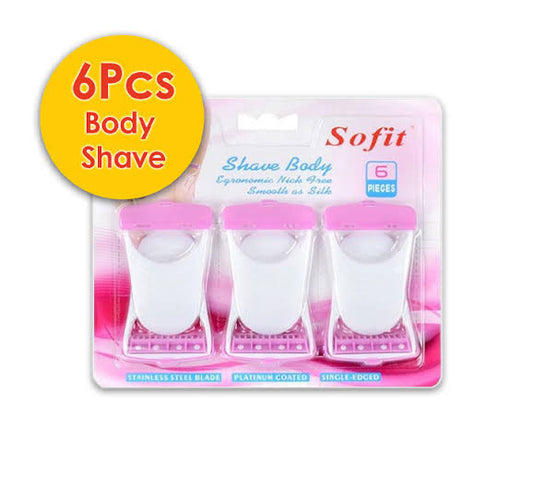 Safit Body Razor Pack of 6