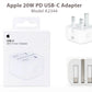 Apple 20W USB-C Power Adapter – Model A2344 Mobile Charger