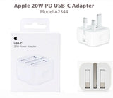 Apple 20W USB-C Power Adapter – Model A2344 Mobile Charger