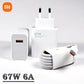 Xiaomi 67W Fast Charger with 6A Type-C Cable Mobile Charging Adapter