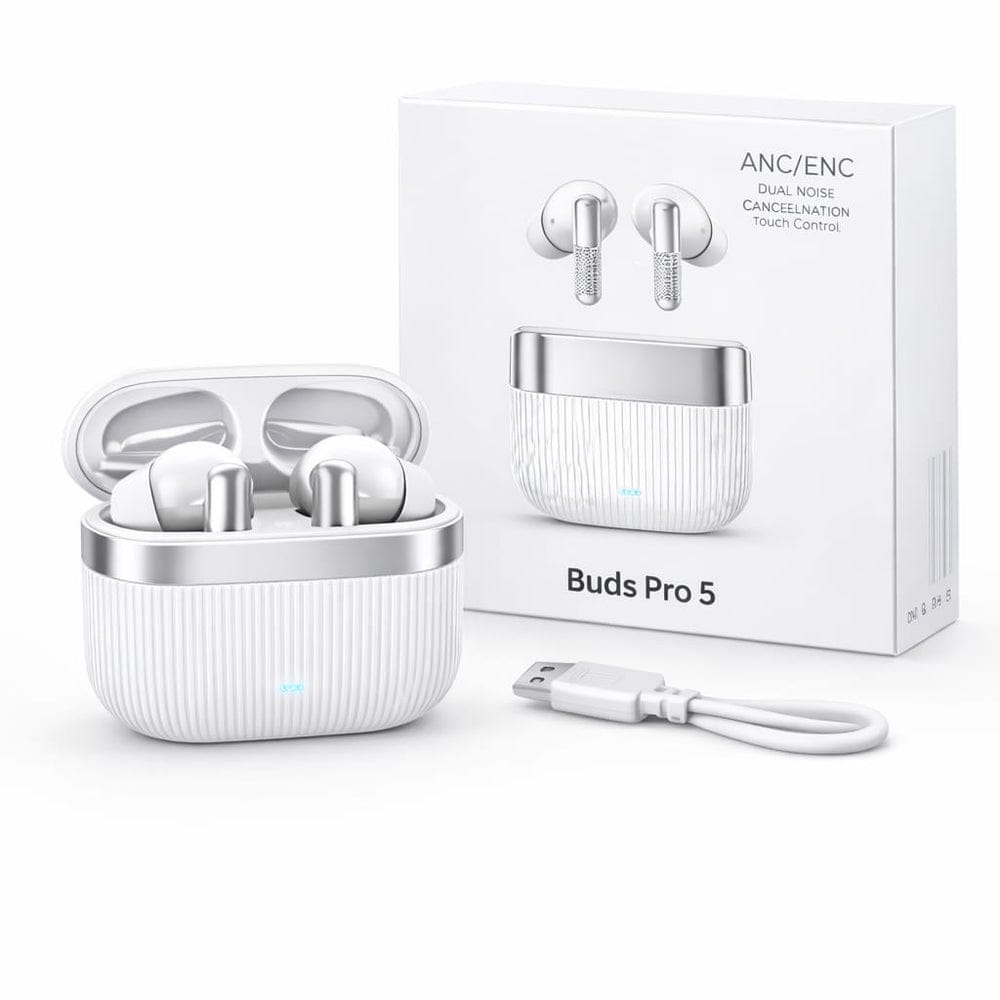 Buds Pro 5 – ANC/ENC Wireless Earbuds with Dual Noise Cancellation & Touch Control earphones Headphone