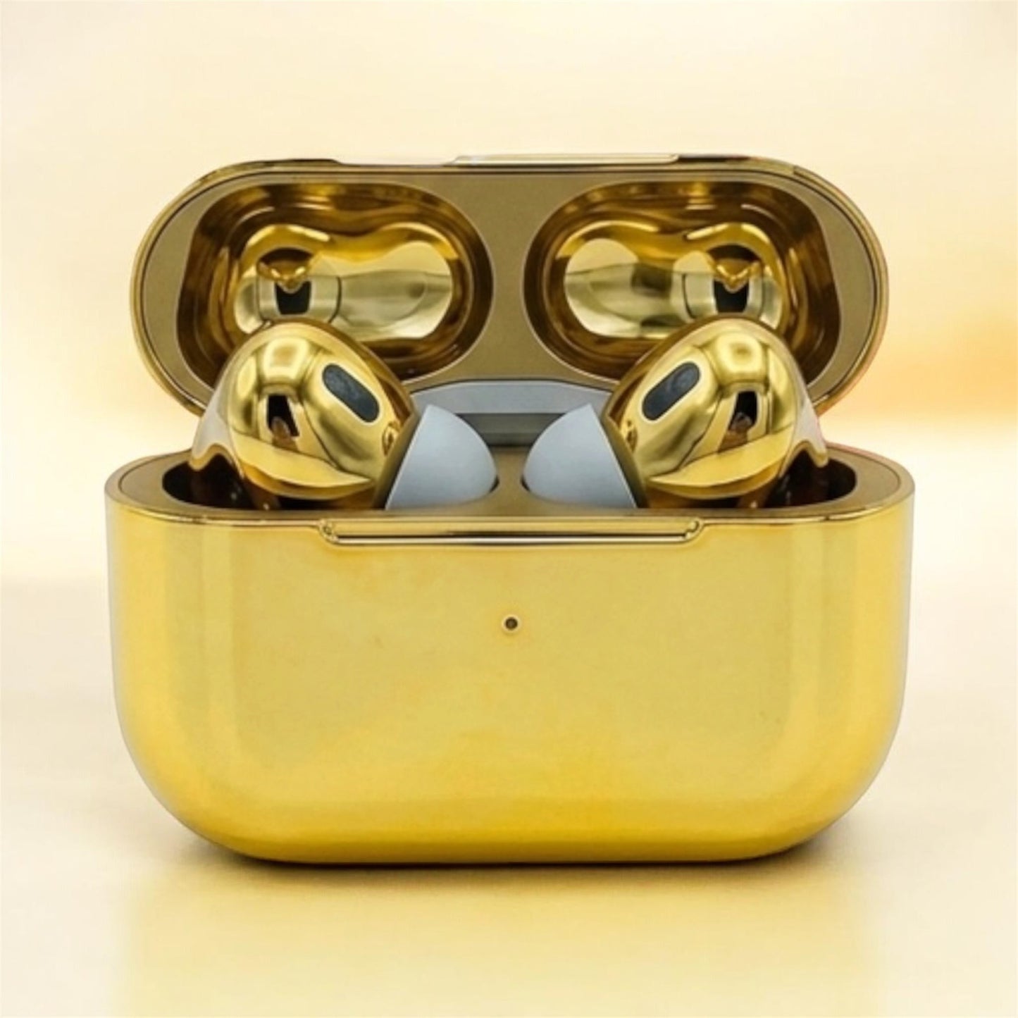 Pro 2 Metallic Chrome Wireless Earbuds Earphones Handsfree – Premium TWS