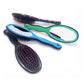 2-in-1 Hair Brush with Mirror | Cushion Paddle Brush & Oval Mirror Set for Women & Girls (Random Color)