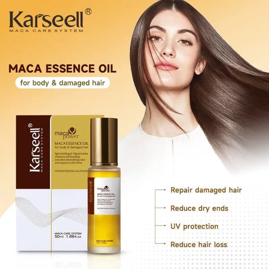 Karseell Maca Power Essence Oil – Hair Repair & Nourishment Oil (50ml)