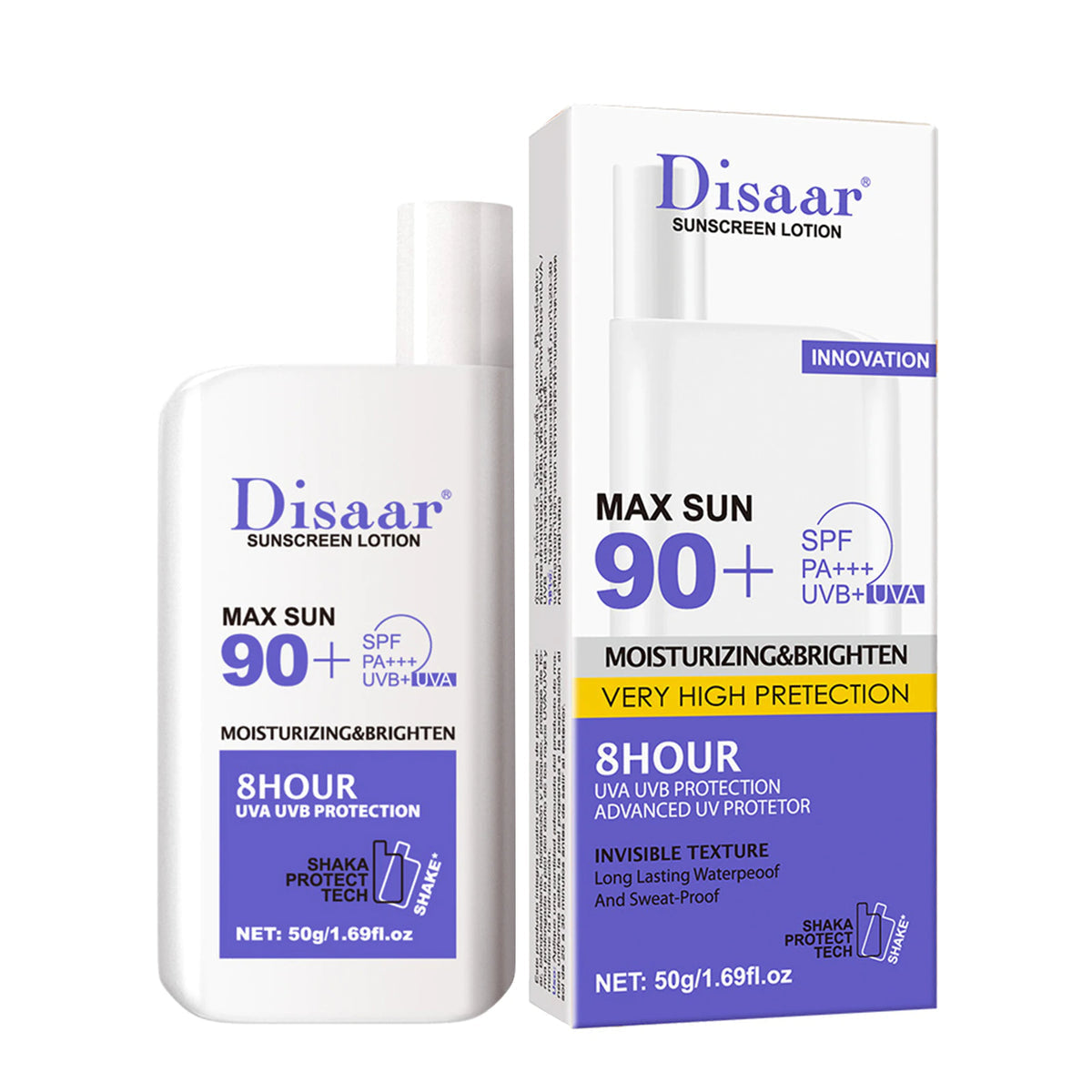 Disaar Sunscreen Lotion SPF 90+ PA+++ UVA UVB Protection – 50g