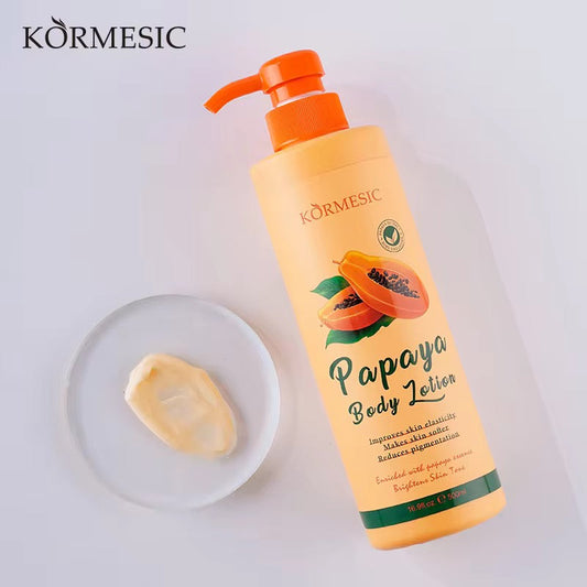 Kormesic Papaya Body Lotion 500ml – Brightening & Moisturizing | پپیتا باڈی لوشن