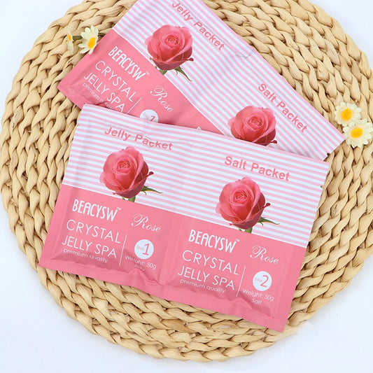 BEACYSW Crystal Jelly Spa Foot Soak  2 Step Set 50g + 50g
