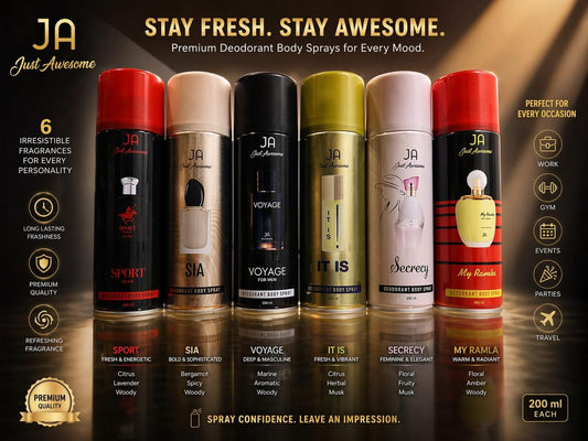 JA Just Awesome  Deodorant Body Spray 200ml