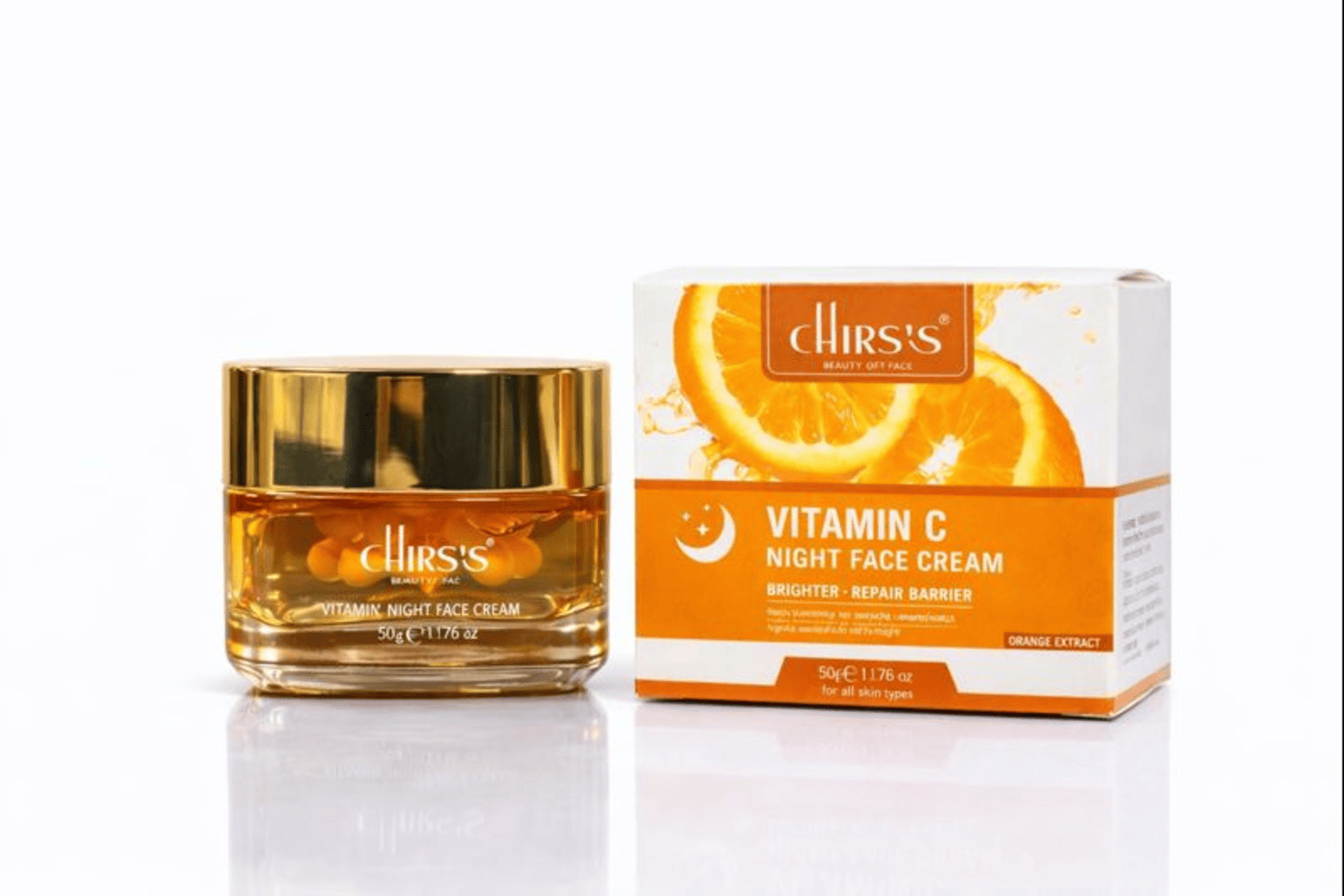 Chirs’s Vitamin C & Rice Raw Plup Cream (Day & Night)