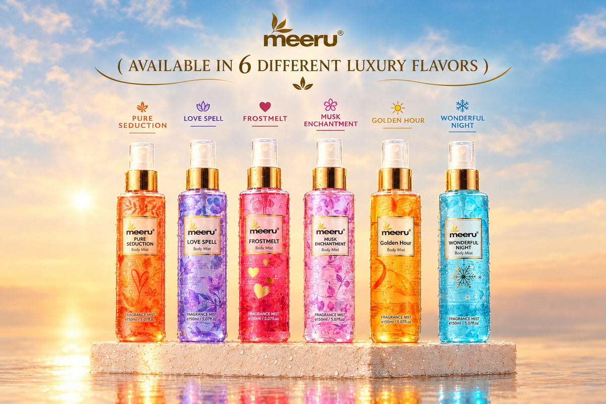 Meeru® Body Mist Long Lasting Fragrance 150ml
