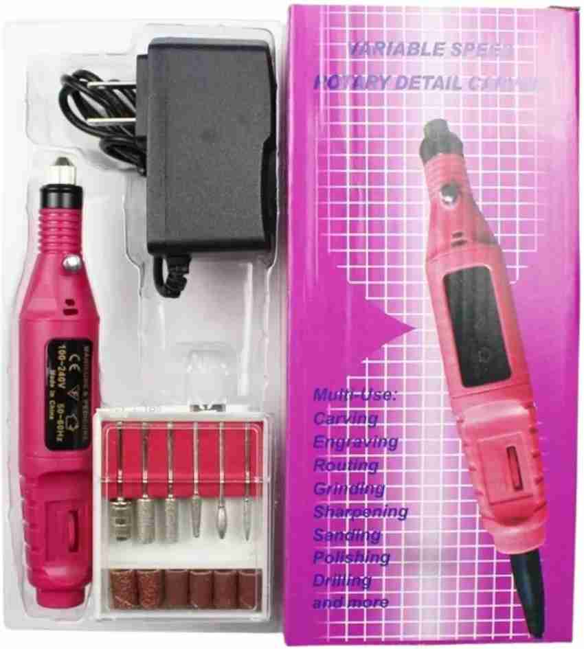 Multifunction Electric Nail Art Drill Pen File Polish Grind Machine Handpiece Manicure Pedicure Tool