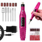 Multifunction Electric Nail Art Drill Pen File Polish Grind Machine Handpiece Manicure Pedicure Tool