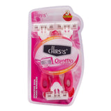Chirs’s 3 Pack Triple Blade Razors – Quottro Scented Handle for Sensitive Skin