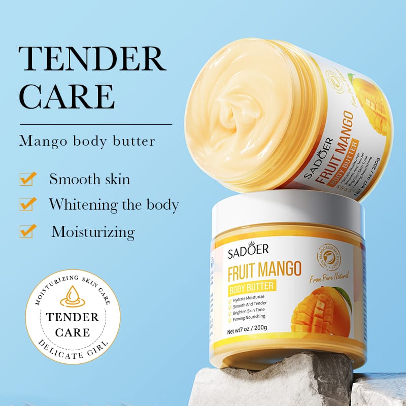 Sadoer Hydrating Whitening Moisturising Body Butter Cream (200g)