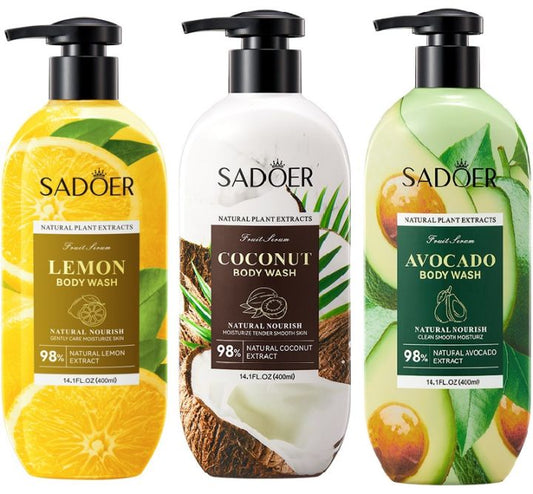 SADOER Natural Plant Extract Body Wash (400ml)