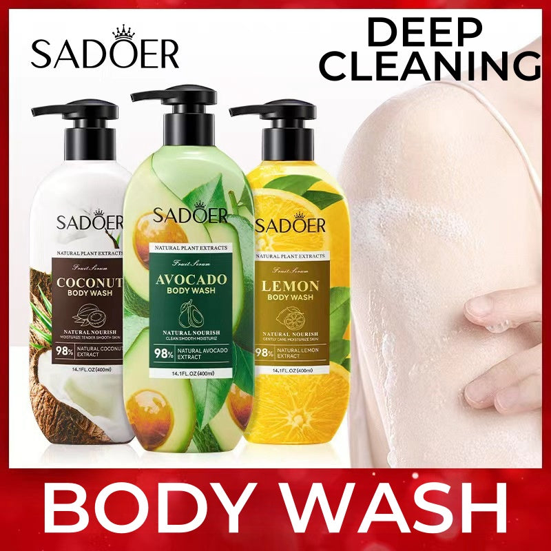 SADOER Natural Plant Extract Body Wash (400ml)