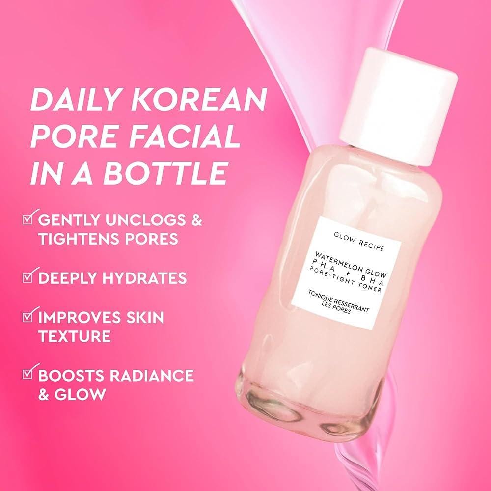GLOW RECIPE Watermelon Glow PHA + BHA Pore-Tight Toner (40ml)
