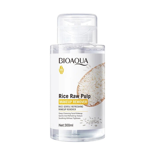 BIOAQUA Rice Raw Pulp Makeup Remover – Rice Gentle Refreshing Makeup Remover (300ml)