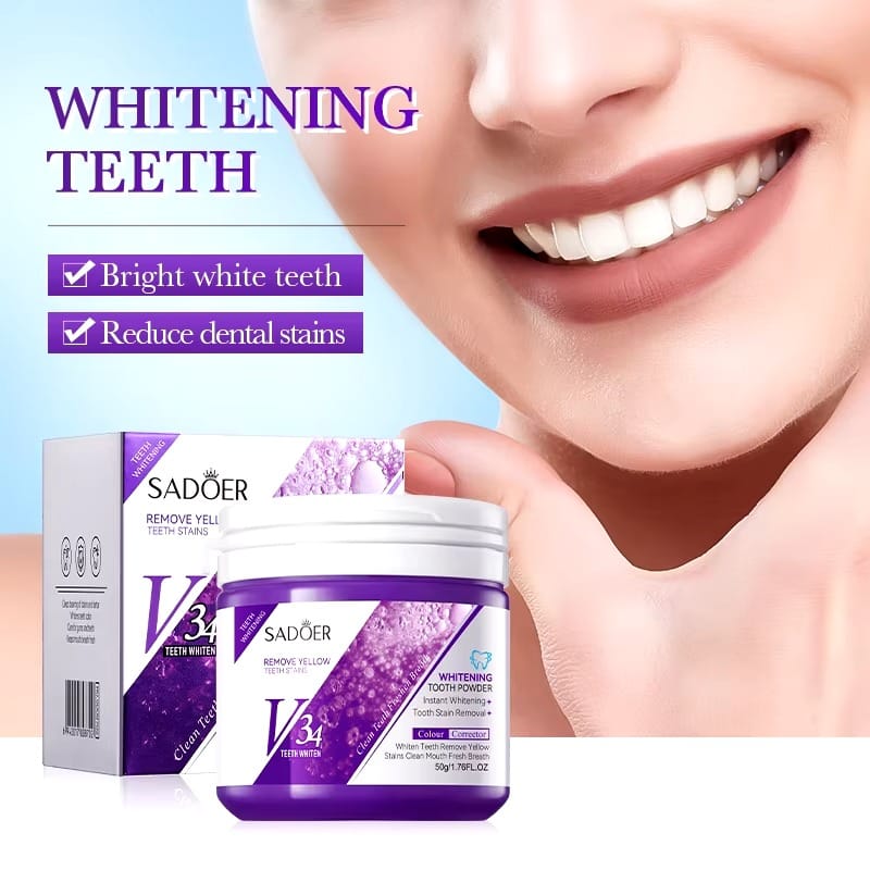 SADOER V34 Teeth Whitening Tooth Powder (50g)