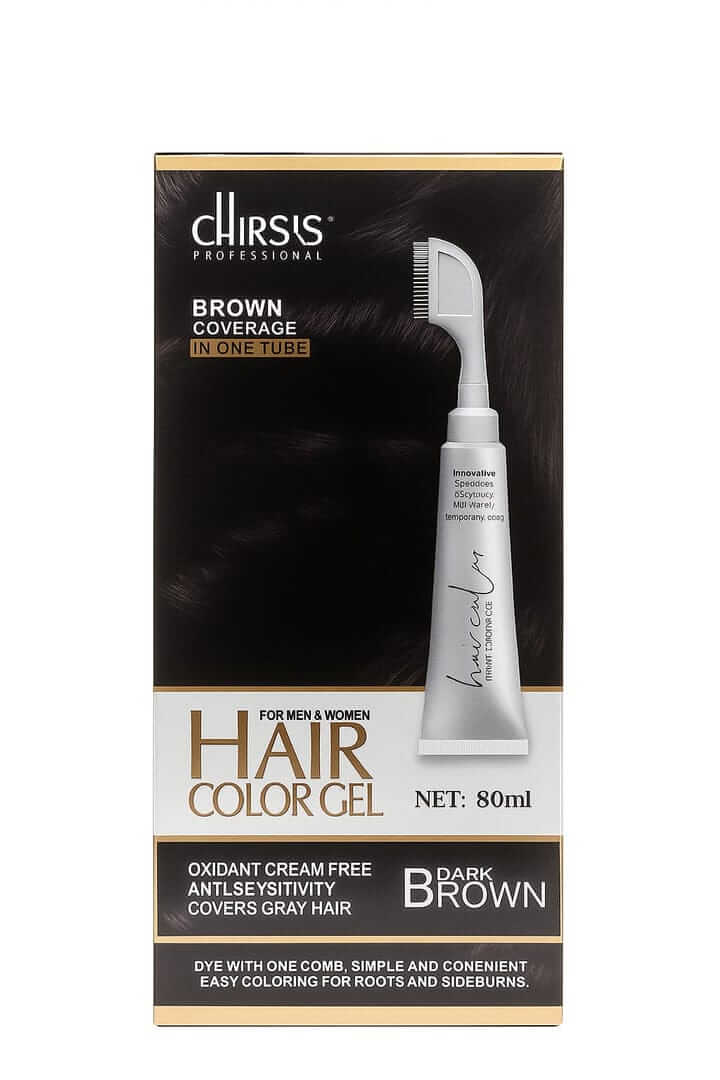 Chris’s Hair color Gel With Applicator Brush 80ml