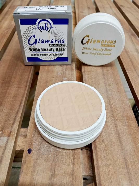 GLAMARUS White Beauty Water Proof Oil Cantrol High Coverage Base