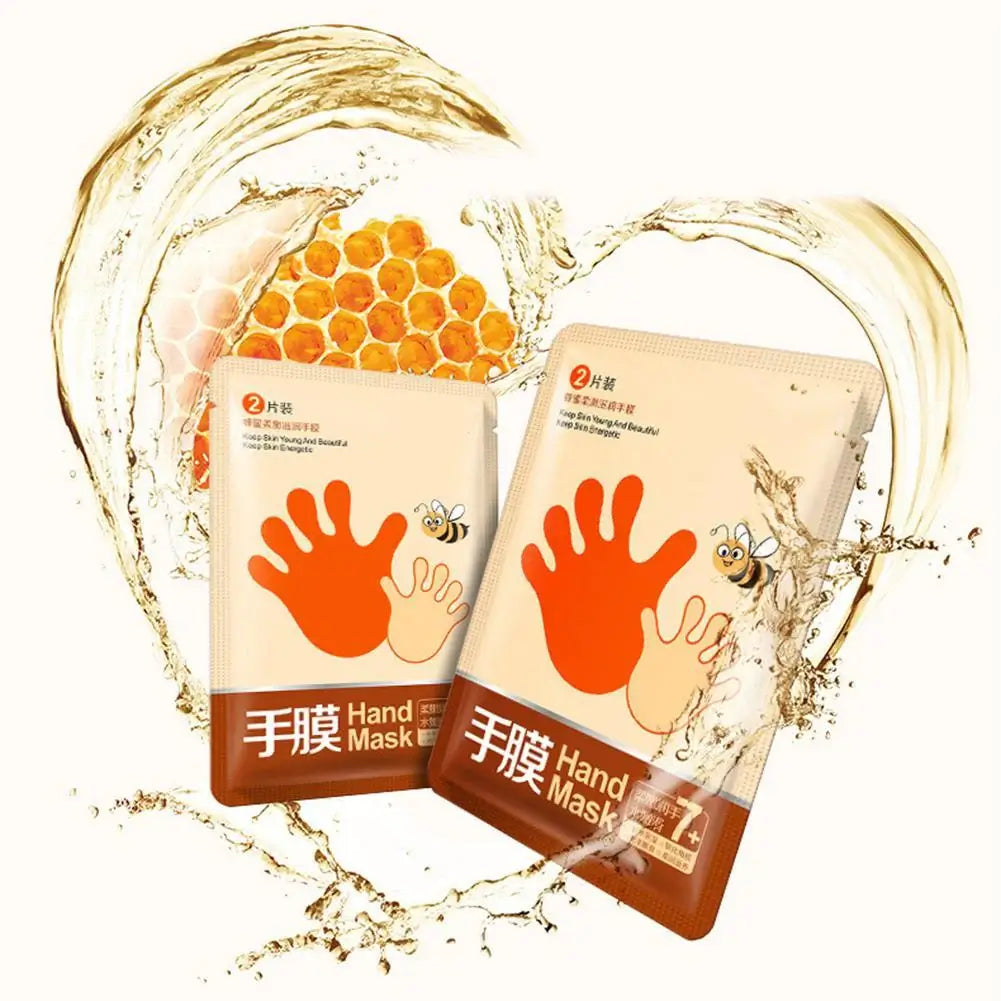 Bioaqua Honey Soft Moisturizing Hand Mask Pair of 2