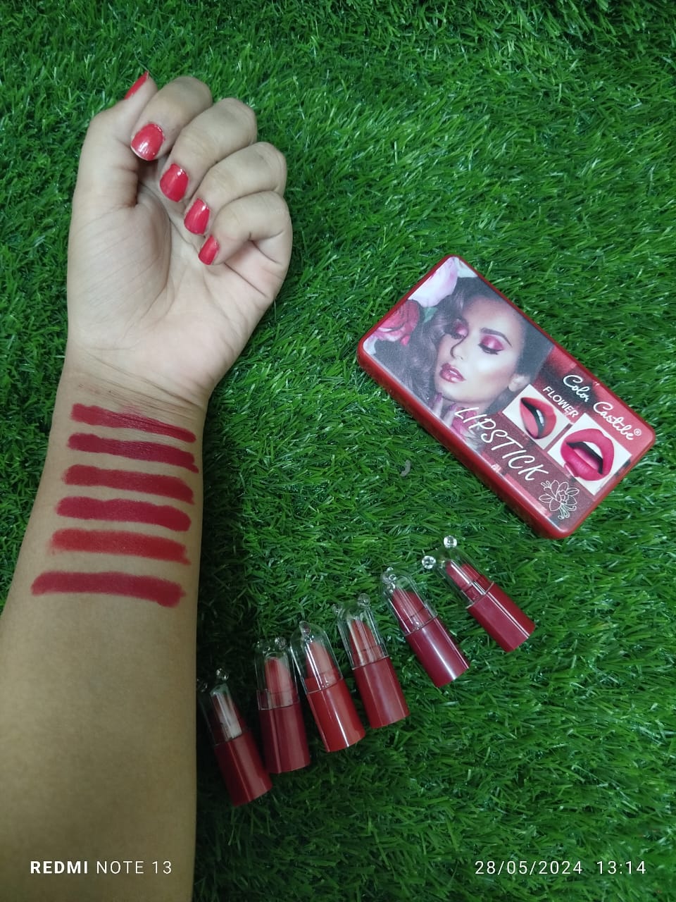 Color Castle  Nude Matte Lipstick Pack of 6