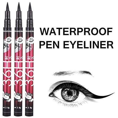 Yanqina 36h Waterproof Pen Marker EyeLiner Smudge Proof