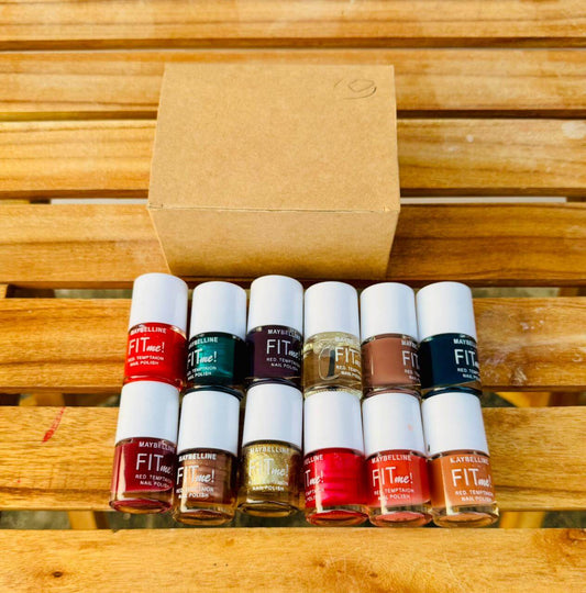 Fit Me Cremey Color Nail Polish set of 12