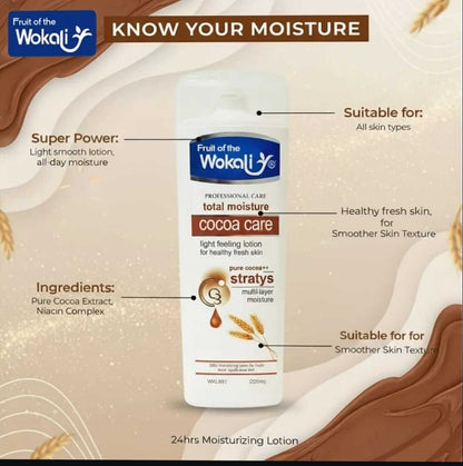 Fruit of Wokali  Moisturising Face &amp; and Body Lotion 220ml