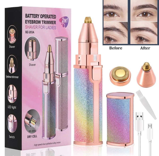 Flawless Shaver Trimmer Face and Nose Trimmer 2in1 for women  FR-203B
