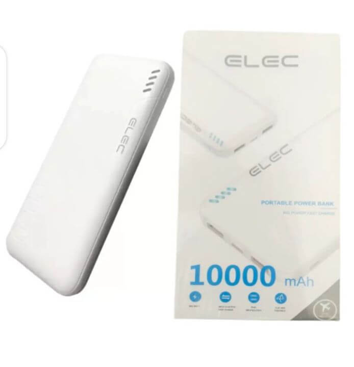 ELEC 10000mAh Power Bank (with 2 USB Supporter )