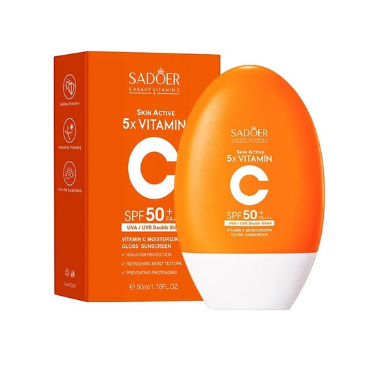 Sadoer Skin Active 5x Vitamin C Moisturizing Gloss Sunscreen SPF 50+ PA++++