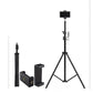 7-Fit Adjustable Tripod Stand with Mobile Phone Holder