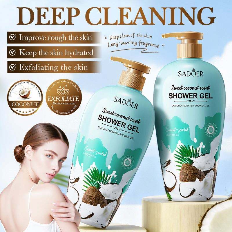 Sadoer Cute Berries Blackberry Shower Gel – Moisturizing & Fragrant (1000ml)
