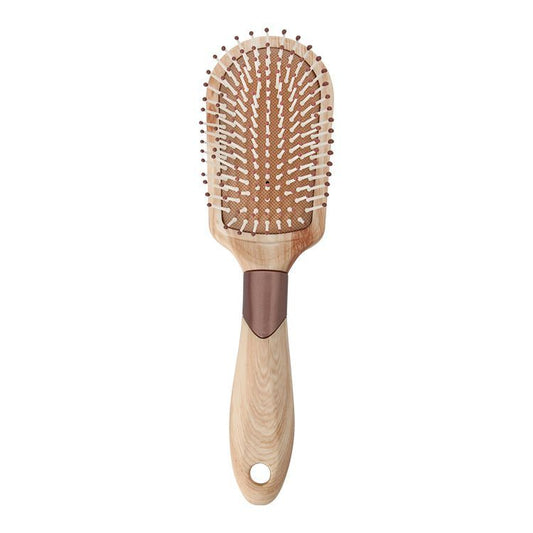 Hair brush with soft bristles