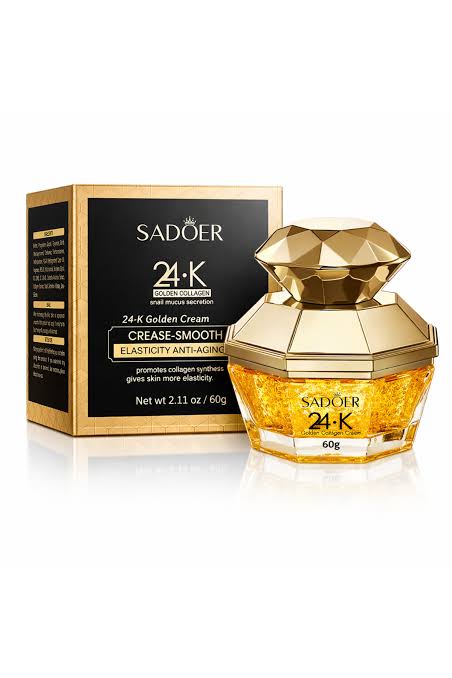 Sadoer 24K Golden Collagen Cream – Crease-Resistant -Smooth Face Cream 60g