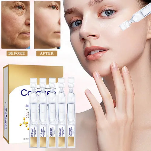 Sadoer Pure Natural Nano-Collagen Single Use Serum Ampoules – Anti-Aging & Skin Firming 1.5ml * 10pcs