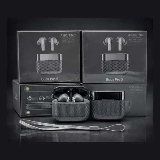Buds Pro 5 – ANC/ENC Wireless Earbuds with Dual Noise Cancellation & Touch Control earphones Headphone