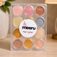 Meeru Eyeshadow Pigment Set – 12 Shades | Metallic & Shimmer Loose Powder
